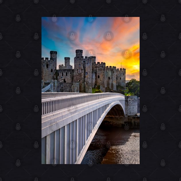 Conwy Castle Wales by Adrian Evans Photography